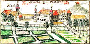 Schlos zu Protsch - Pałac, widok ogólny